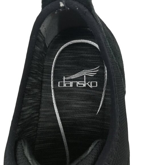 Dansko Heidi Black Suede Lace Up Comfort Sneaker Size 38 US 8 Shoes Walking - Picture 11 of 14
